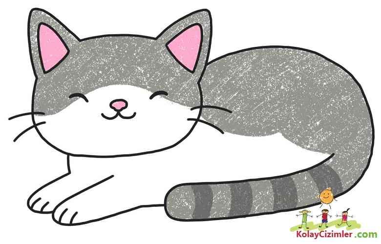 cat drawing cute