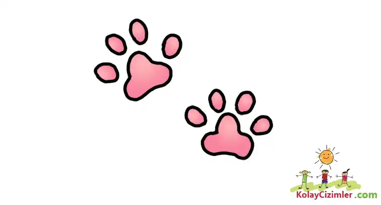 kedi pati çizimi