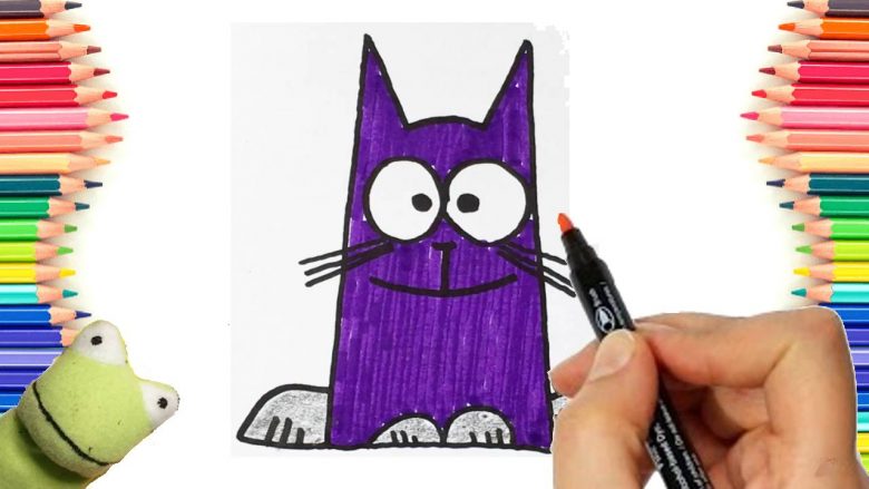 karikatür kedi çizimi