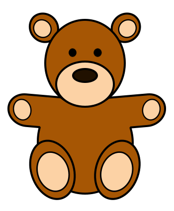 teddy bear drawing
