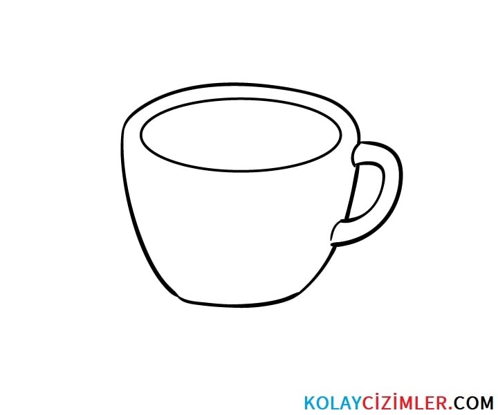 kahve fincanı bardak çizimi