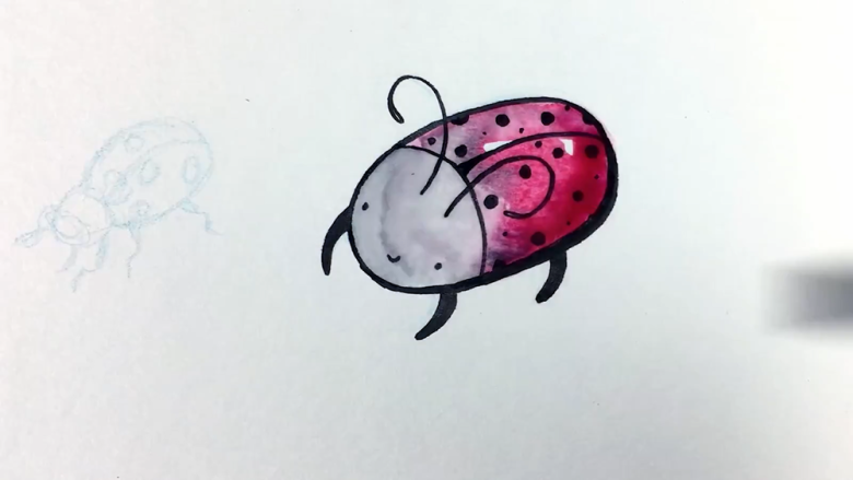 uğur böceği çizimi