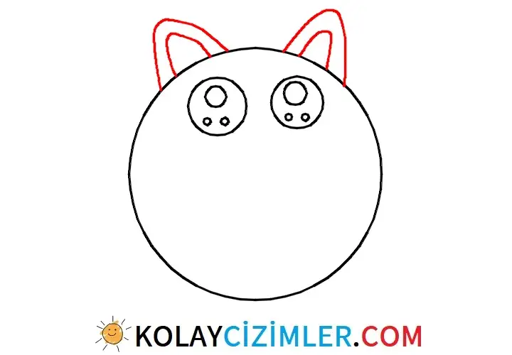 kawaii kurabiye resmi çizimi