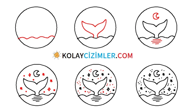 karakalem manzara çizimi