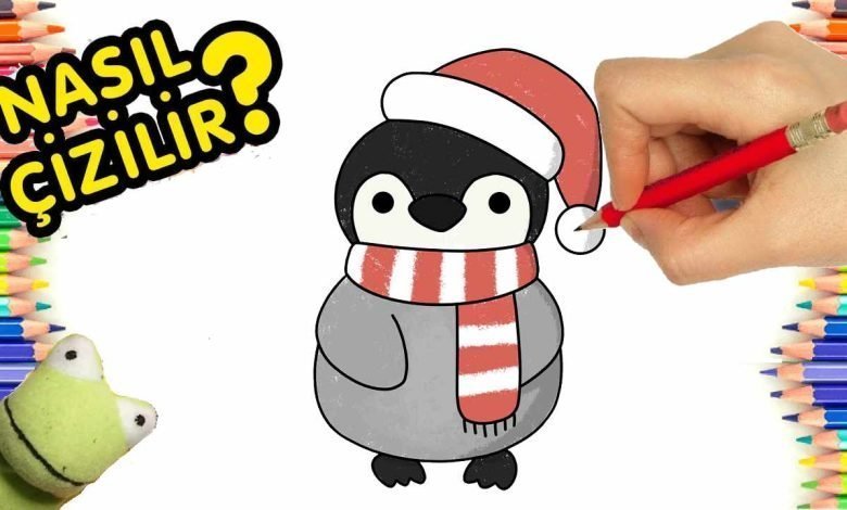 kolay penguen çizimi