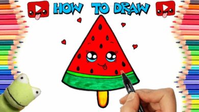 karpuz dondurma çizimi