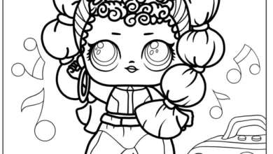 Dans Eden LOL Bebek Boyama Sayfası