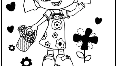 Sevimli Niloya Boyama Sayfası