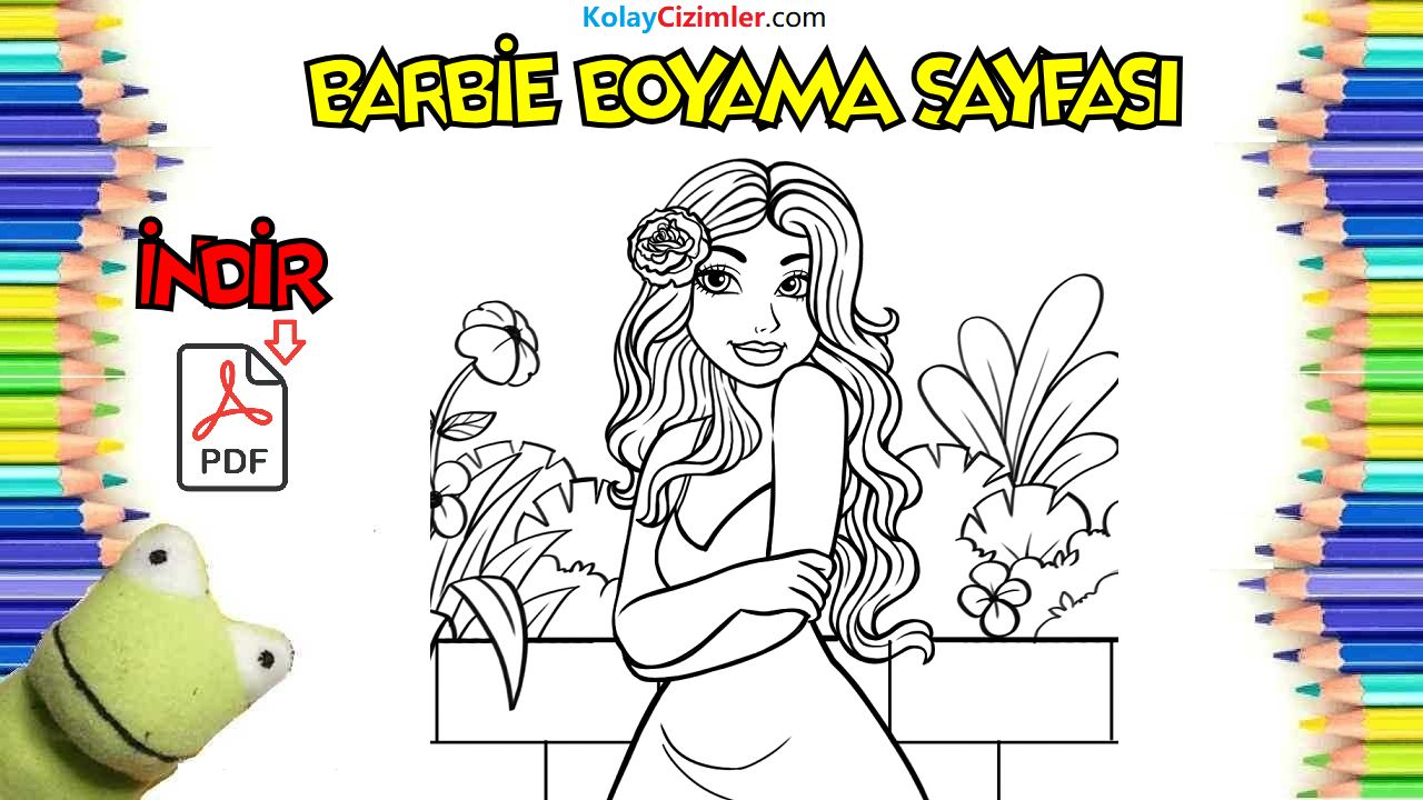 Barbie Boyama Sayfası [ Yazdır- PDF İndir ]