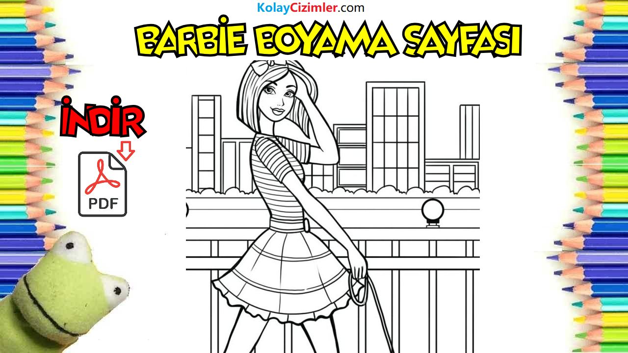 Barbie Boyama Sayfası [ Yazdır- PDF İndir ]