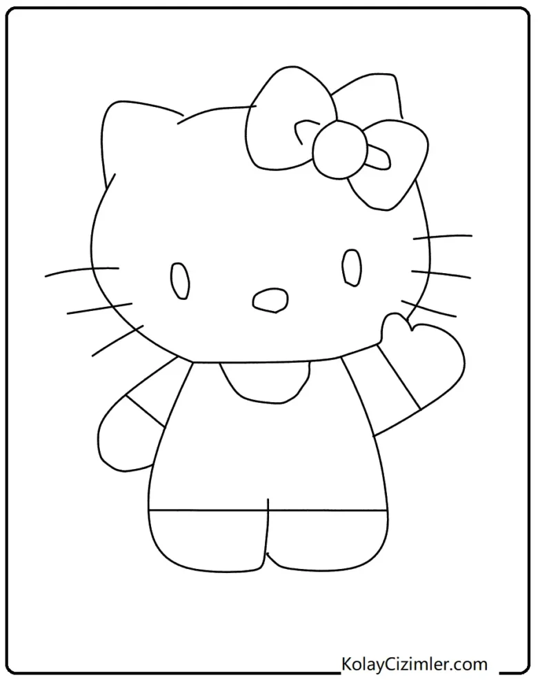 hello kitty boyama sayfası
