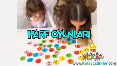 okul öncesi oyun etkinlikleri, harf oyunları