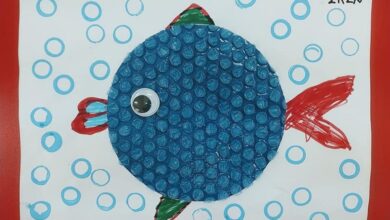 Baloncuklu Pıpıt Naylon Etkinlikleri, Balık figürü