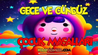 gece ve gündüz masalı, çocuk masalları oku