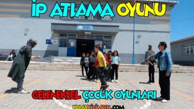 ip atlama oyunu, geleneksel çocuk oyunları