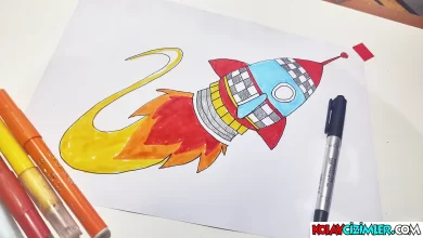 roket çizimi