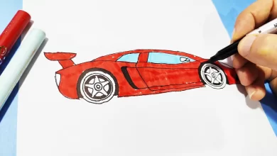 yarış arabası çizimi