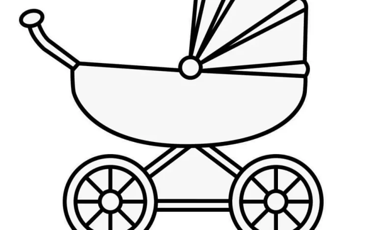 okul oncesi cocuk arabasi boyama sayfası