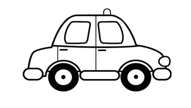 okul oncesi polis boyama sayfasi