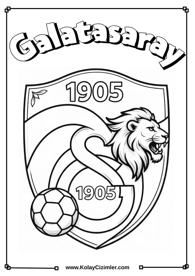 Galatasaray Arma Boyama Sayfası - PDF İndir