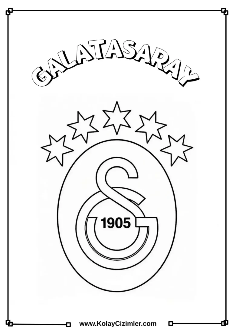 Galatasaray Boyama Sayfası - PDF İndir