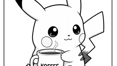 Küçük Pikaçu Boyama Sayfası