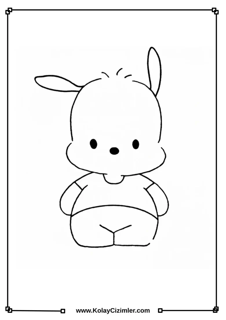 Pochacco Boyama Sayfası - PDF İndir