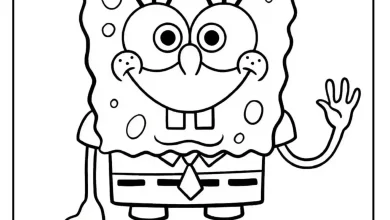 SüngerBob Boyama Sayfası