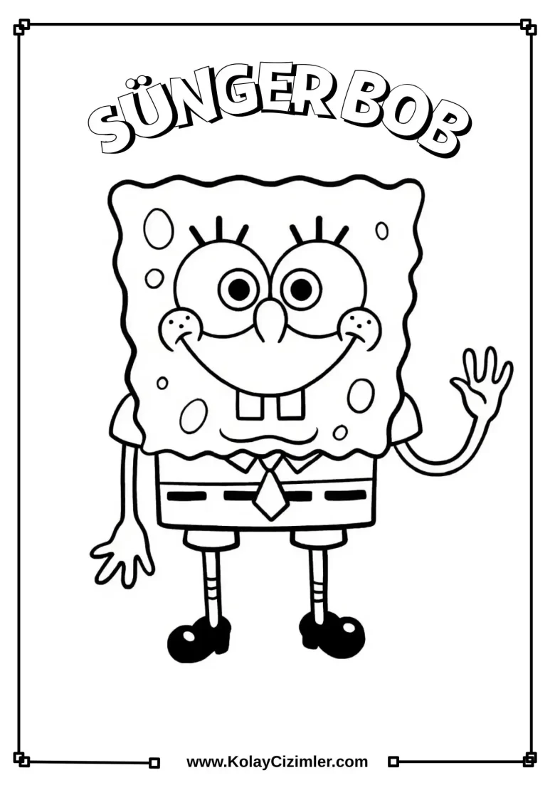 SüngerBob Boyama Sayfası