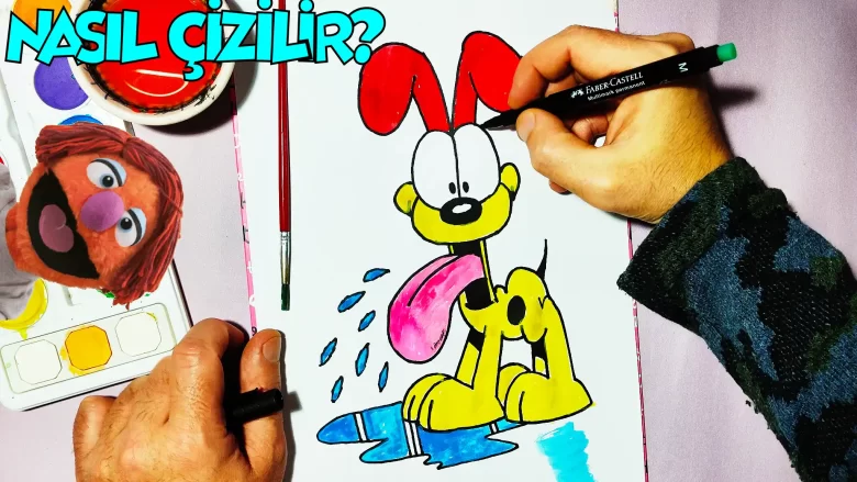 Çizgi Film Karakteri Odie nasıl çizilir