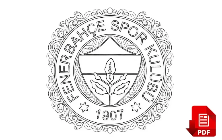Fenerbahçe 1907 Logo Boyama