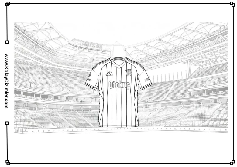 Fenerbahçe Forma Boyama Sayfası
