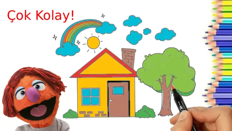 ev çizimi kolay