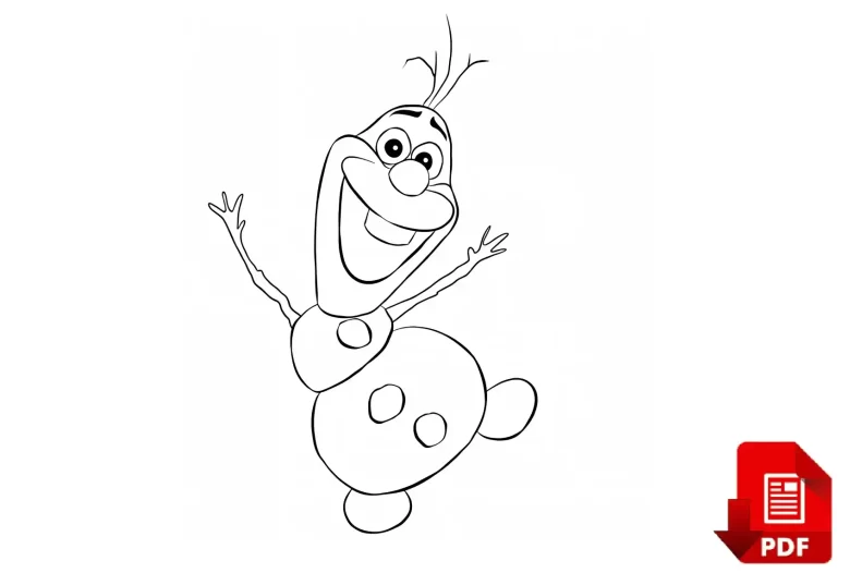 olaf boyama sayfası pdf