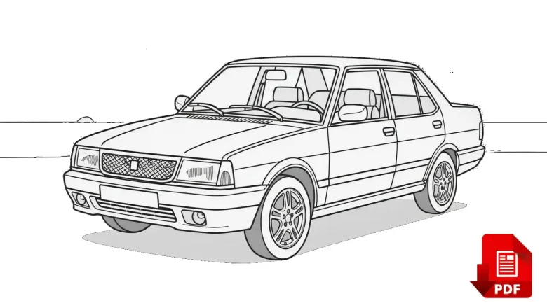 tofaş şahin araba boyama sayfası