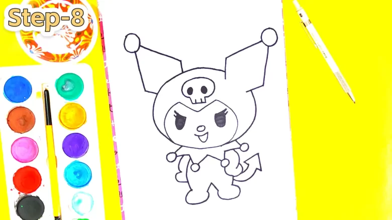 Kuromi kuyruk çizimi