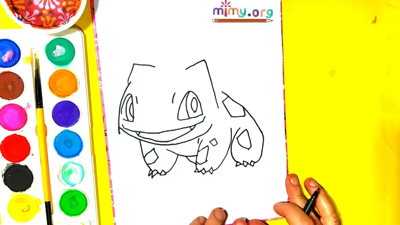Bulbasaur arka ayak çizimi