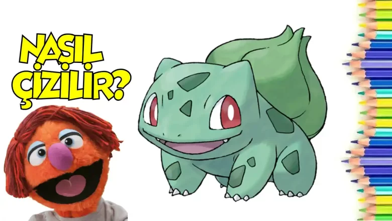 Bulbasaur çizimi, kolay çizimler