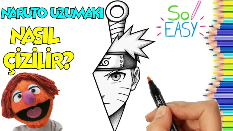 Naruto Uzumaki Nasıl Çizilir? 1 Naruto Uzumaki çizimi