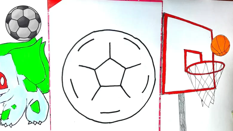 futbol topu çizimi egri