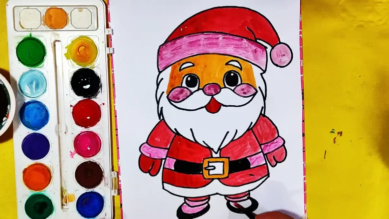 Noel Baba Nasıl Çizilir? 9 noel baba çizimi