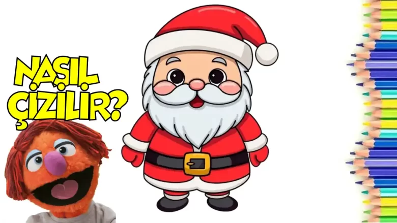 Noel Baba Nasıl Çizilir? 1 noel baba nasıl çizilir